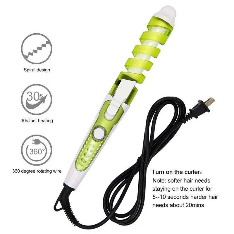 Ukno Beauty™ Mermaid Wave Curling Iron - Anti-Scalding Triple Barrel