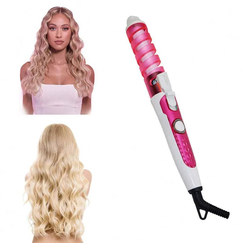 Ukno Beauty™ Mermaid Wave Curling Iron - Anti-Scalding Triple Barrel